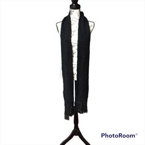 Steve Madden black scarf NWOT